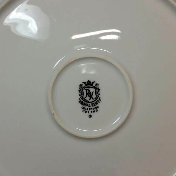 Royal Kent Red Roses Chop Plate Round Serving Platter Poland Wedding Pre-Owned - Picture 10 of 10